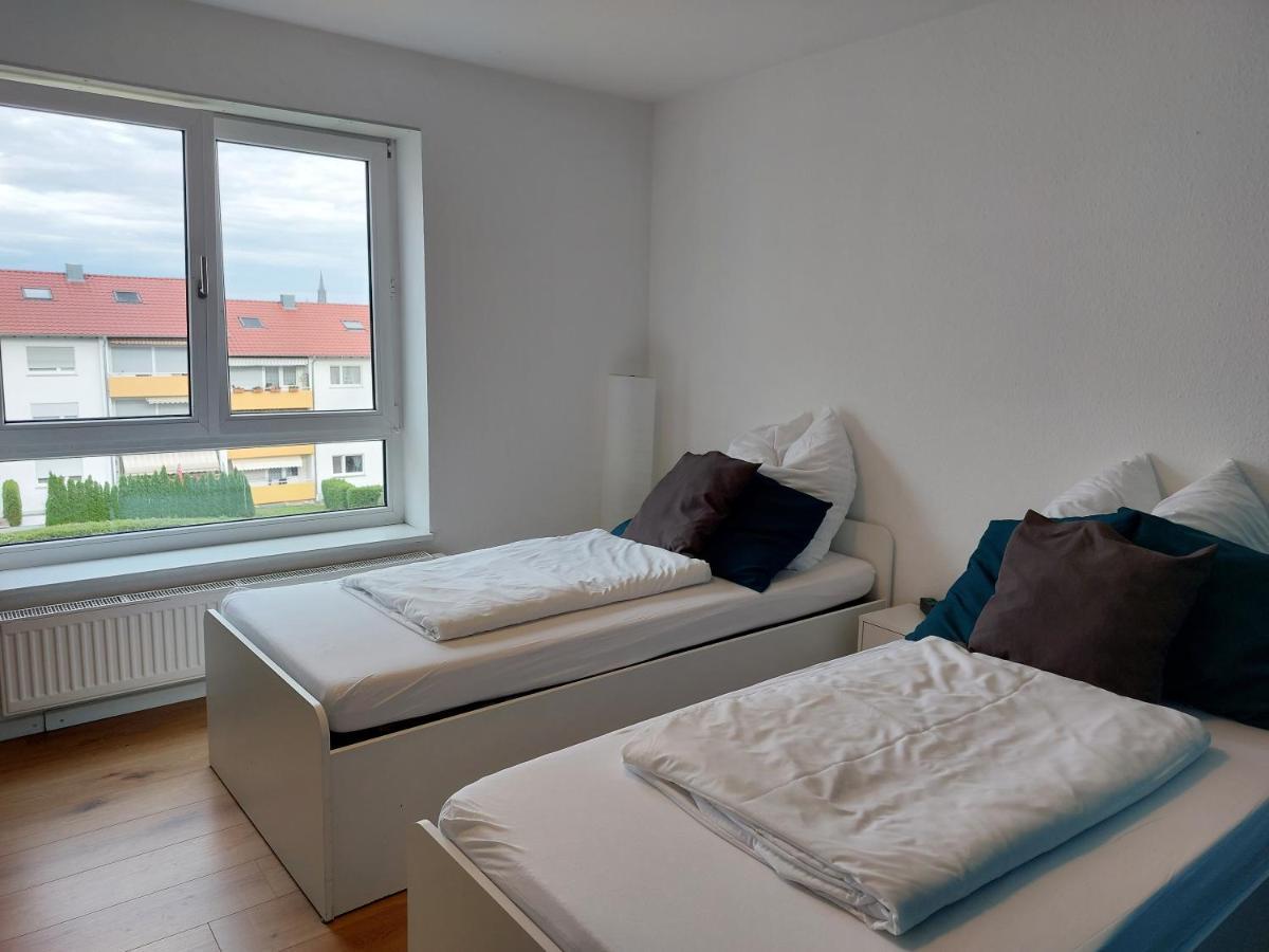 Rooftop Apartments - Doppelzimmer In Gemeinschaftsunterkunft Ульм Экстерьер фото